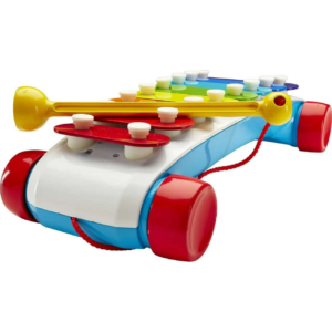 Classic Xylophone Toddler Pretend Musical Instrument Pull Toy